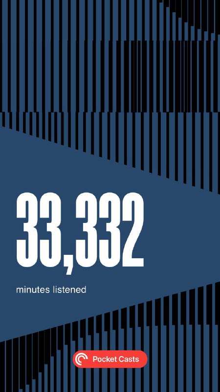 #podcast2025 年度 #播客 总结今年的收听时长与 2024 年相差无几，长达 33332min（23d3h）#呱吉 的 「新资料夹」系列依然承包了我全年的吐槽笑料